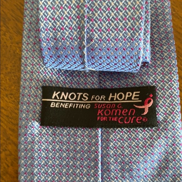 Knots for Hope neck tie 100% silk - Picture 3 of 4